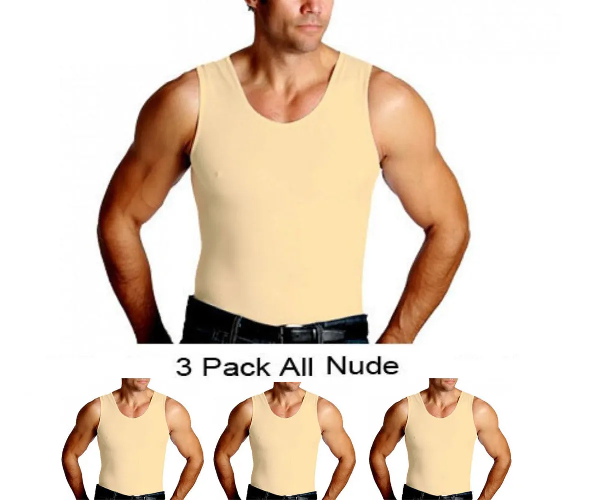 3-Pack Insta Slim Compression Muscle Tank MS0003