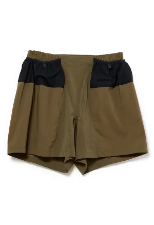 CAYL Light Flow Shorts - Brown Khaki