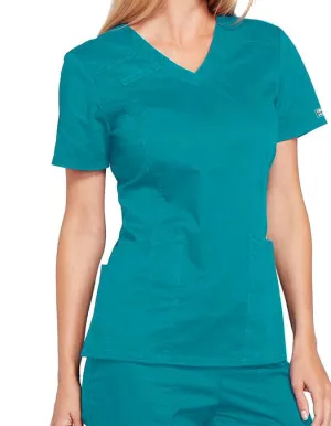 Cherokee Workwear Core Stretch Women's V-Neck Top