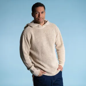 CORNWALL 100% Organic Hemp Heritage Knit Hooded Sweater (Unisex)