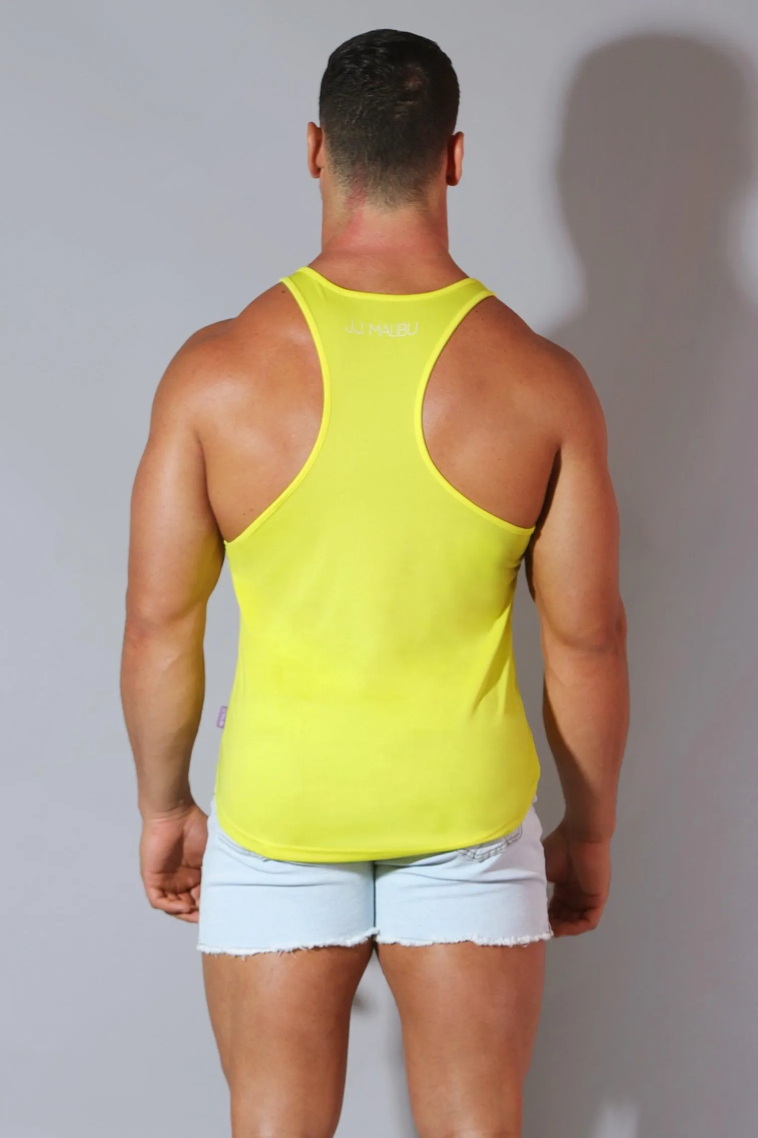 JJ Gym Tank Top- Lemon Yellow