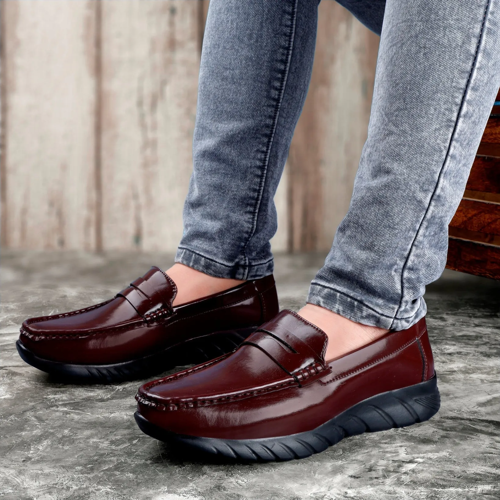 Men's High-end Fashionable Slip-On Loafers Shoes