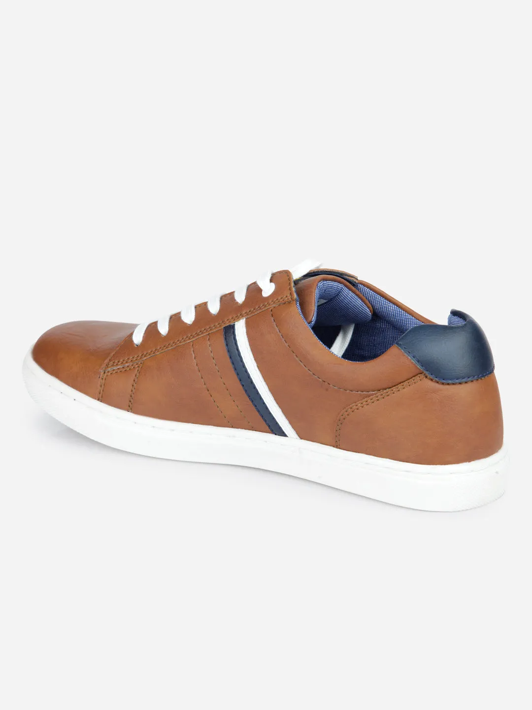 Men's Tan Lace Up Smart Casual Sneaker (IX1059)