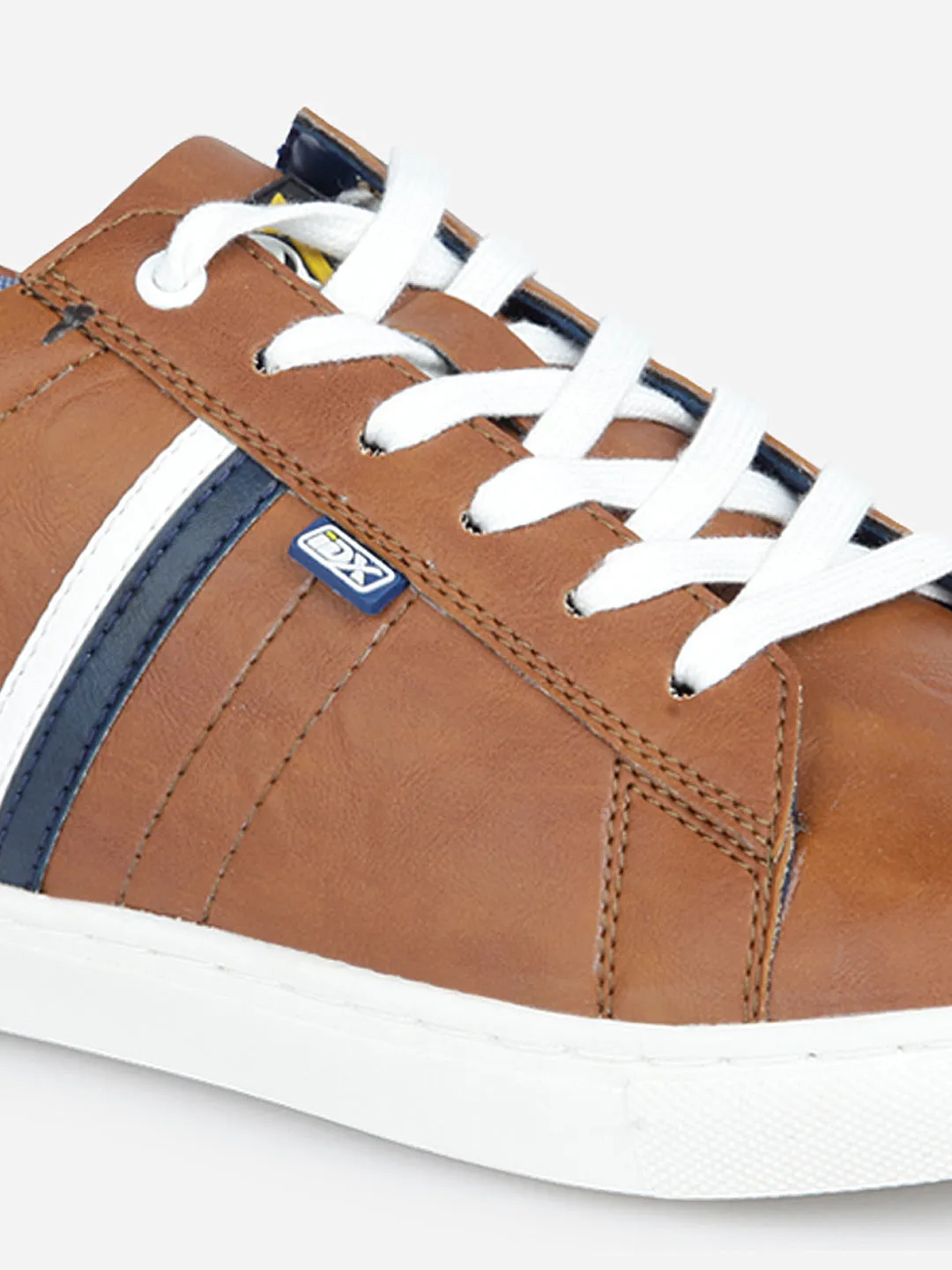 Men's Tan Lace Up Smart Casual Sneaker (IX1059)