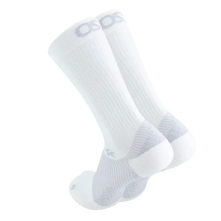 OS1st Plantar Fasciitis Crew Socks (White)