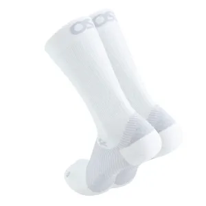 OS1st Plantar Fasciitis Crew Socks (White)