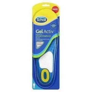 SCHOLL GelActiv Men insoles for sports shoes size 8-13 x 2 pieces