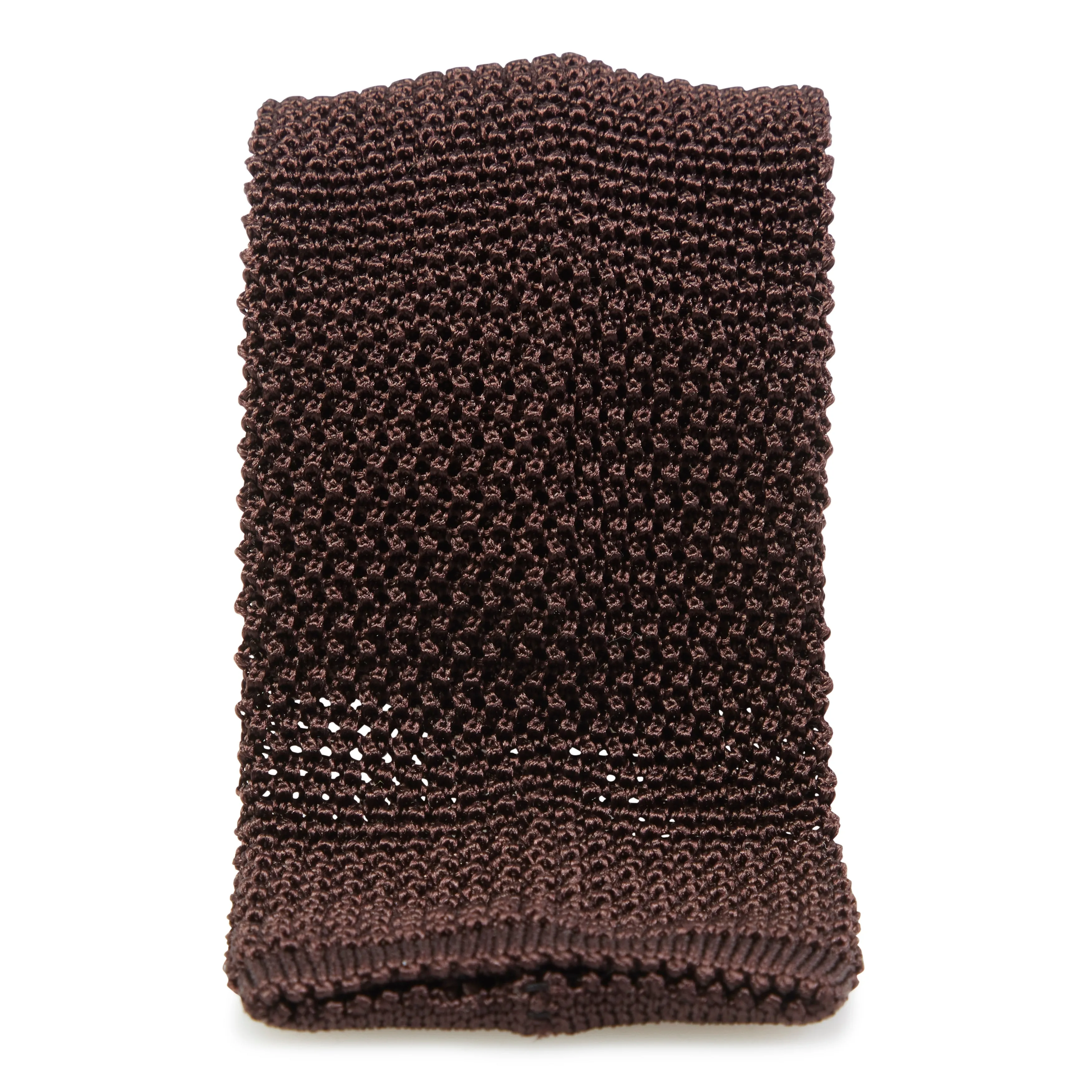 Silk Flat-End Knit Tie