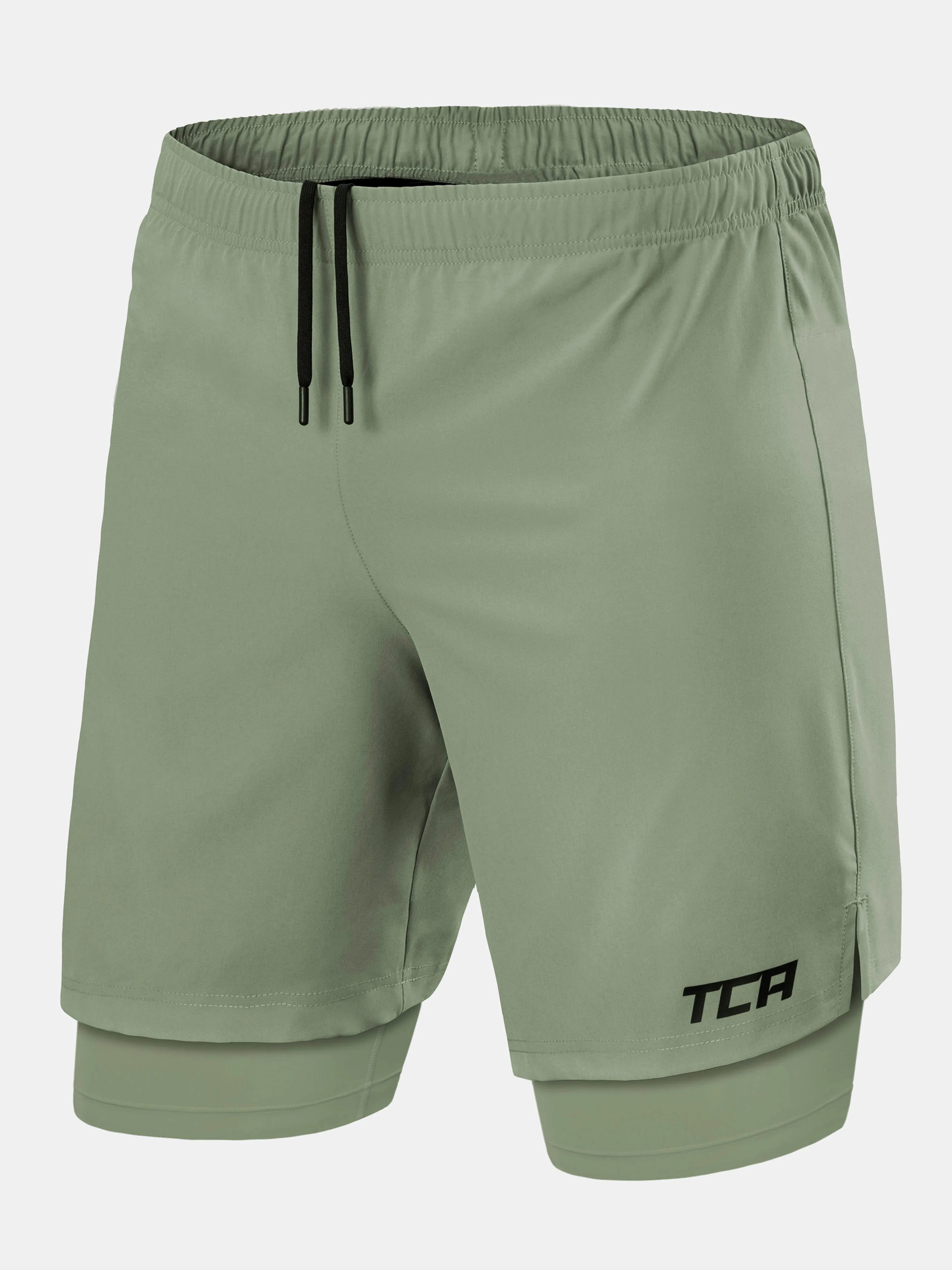 Ultra 2-in-1 Running Short For Men With Back Zip Pocket & Internal Compression Lining